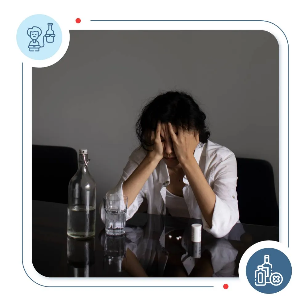 How does alcohol addiction develop