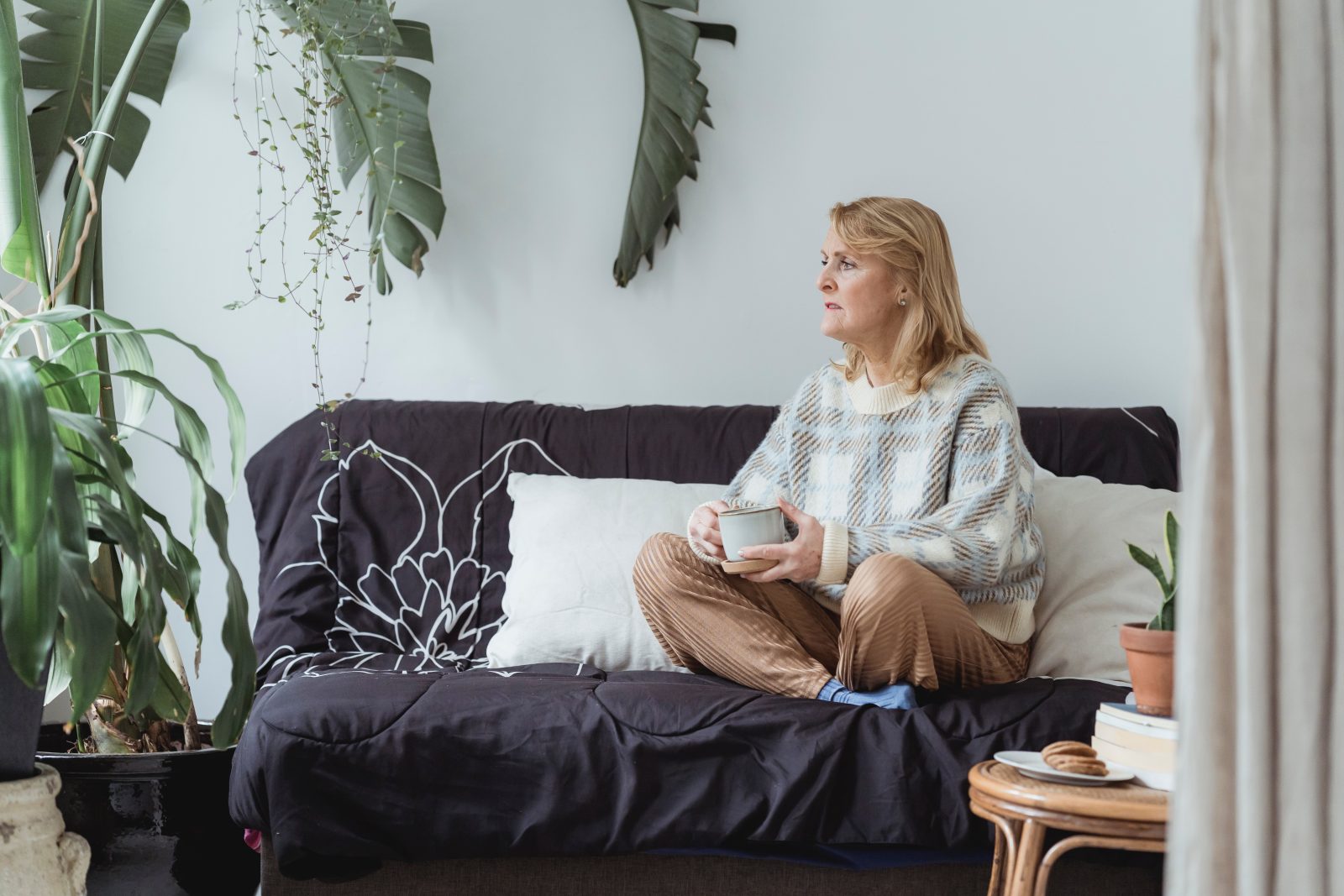 woman sitting